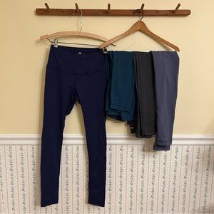 BUNDLE OF 4 90 Degrees by Reflex Athletic Leggings (Size S)